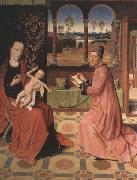 Dieric Bouts Saint Luke Drawing the Virgin and Child oil painting picture wholesale